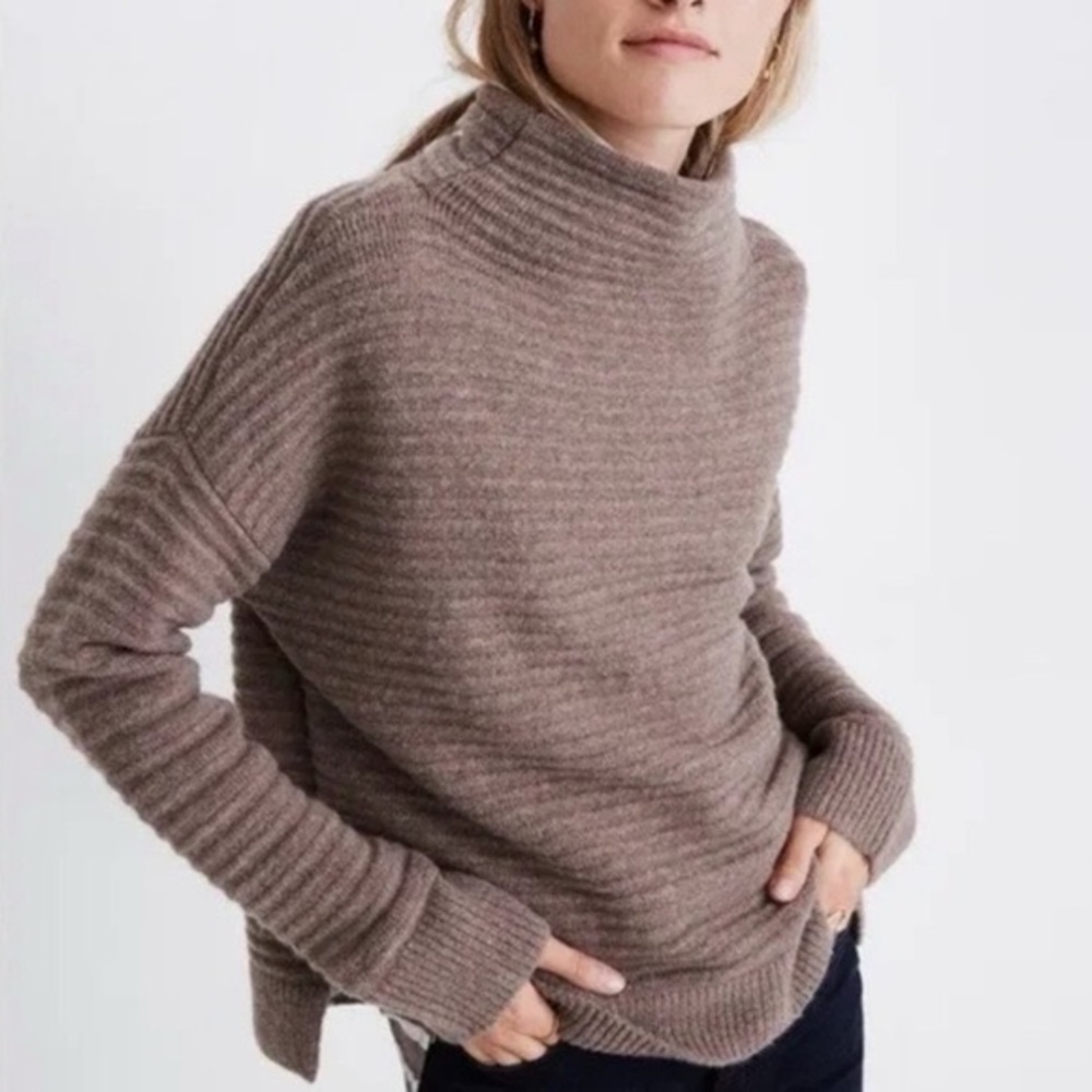 Madewell Belmont Mock Neck Sweater